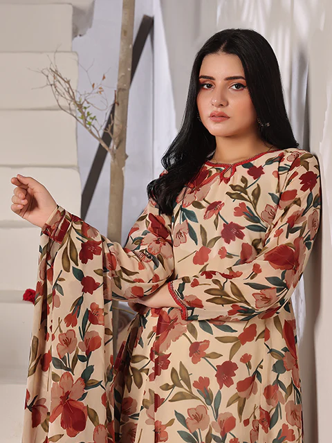 Calico flowers dress (FRT-74) - Image 6